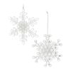 Snowflake Ornament (Set of 24) 5.25"H Acrylic