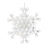 Snowflake Ornament (Set of 24) 5.25"H Acrylic