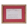 Framed Christmas Cookie Recipe (Set of 4) 13.5"L x 10.25"H MDF/Wood