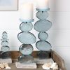 Candle Holder (Set of 2) 11.5"H, 13.5"H Resin