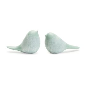 Bird (Set of 4) 3.5"H, 3.75"H Resin