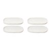 Farm Animal Plate (Set of 4) 10.5"L x 4.75"W x 1"H Ceramic