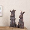 Mother and Baby Rabbit (Set of 2) 15.25"H, 16.25"H Resin