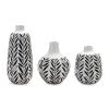 Vase (Set of 3) 6"H, 6.75"H, 9.25"H Resin