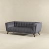 Addison Large Seaside Gray Fabric Sofa