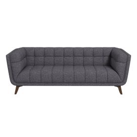 Addison Large Seaside Gray Fabric Sofa