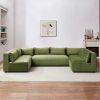Aleny Green Velvet Modular Corner Sofa
