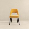 Juliana Mid Century Modern Yellow Fabric Dining Chair (Set Of 2)