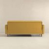 Baneton  Mid-Century Modern Yellow Velvet Sleeper Sofa