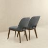 Blaken Dark Grey Fabric Dining Chair (Set Of 2)