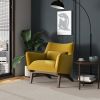 Brayden Lounge Chair (Gold - Velvet)