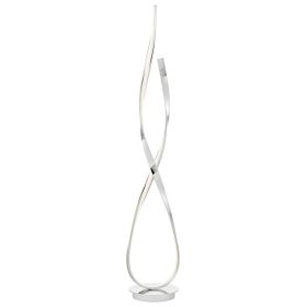 Chrome Vienna LED 55" Tall Floor Lamp