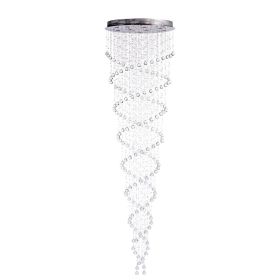 Crystal Chandelier Double Helix// 12 Light