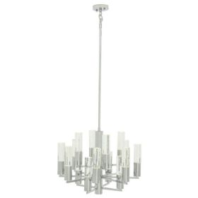 Crystal Cylinders Chandelier