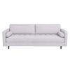 Anthony Light Grey Pillow Back Fabric Sofa