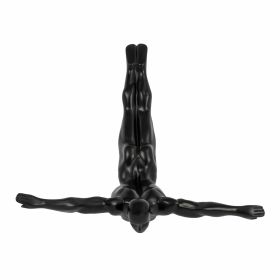 Diver Wall Decor Sculpture // 22" Matte Black