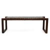 Christina Tan Leather Bench