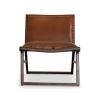 Everett Tan Leather Lounge Chair