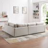 Glander Grey Sectional Sofa Left Facing