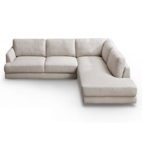 Glander Grey Sectional Sofa Left Facing