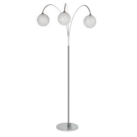 Horizontal Crystal Spheres Floor Lamp