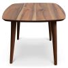 Denis Mid-Century Modern Walnut End Table