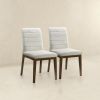 Ines White Boucle Dining Chair (Set Of 2)
