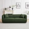 Larisa Green Mid Century Modern Linen Sofa