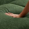 Larisa Green Mid Century Modern Linen Sofa