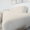 Mar Sectional Cream Corduroy Sofa(Left Facing)