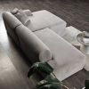 Mar Sectional Grey Corduroy Sofa - Right