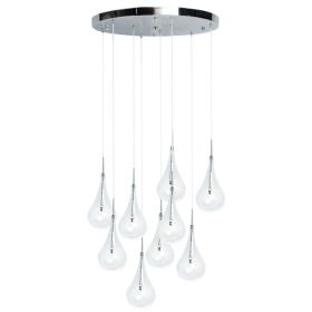 Modern Glass Drops Chandelier