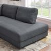 Glander Cream Sectional Sofa Right Facing