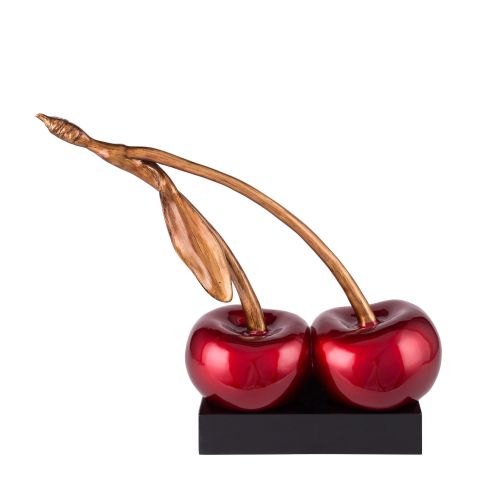 Ripe Double Cherry Sculpture