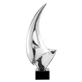 Sail Sculpture in Chrome