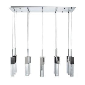 Short Crystal Sparkling Night Chandelier