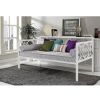 Twin size Modern Classic White Metal Daybed Frame