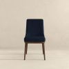 Kate  Dark Blue Fabric Dining Chair (Set Of 2)