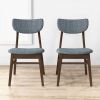 Eula  Dark Grey Dining Chair (Set Of 2)