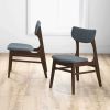 Eula  Dark Grey Dining Chair (Set Of 2)
