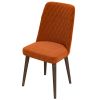 Katie  Burnt Orange Velvet Dining Chair (Set Of 2)
