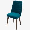 Katie  Teal Velvet Dining Chair (Set Of 2)