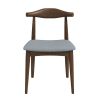 Destiny  Grey Fabric Dining Chairs (Set Of 2)