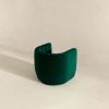 Delaney Mid-Century Modern Green Velvet  Swivel Chair