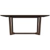 Marina  Solid Wood Dining Table In Brown