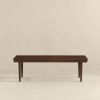 Mia Mid Century Modern Solid Wood Bench