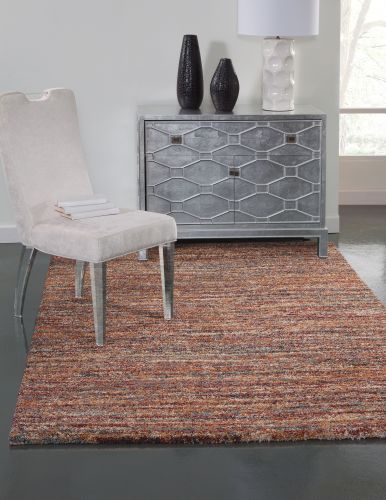 Zira Red/Multi Area Rug 5x8