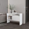 White Console Table with Two Doors