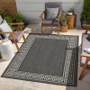 Sunshine GC_HAR2002 Anthracite 7 ft. 10 in. x 10 ft. 3 in. Indoor/Outdoor Area Rug