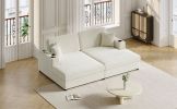 Oversized Loveseat Chaise Lounge Sofa